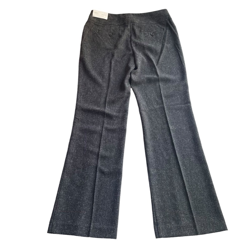 LOFT Ann Taylor Trouser Pant Original Black Size 6 NWT Mid Rise 30W 32L - Picture 8 of 11